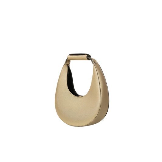 Metallic Beige Handbag