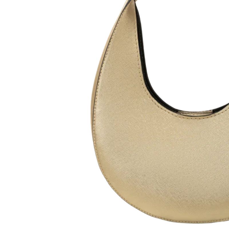 Metallic Beige Handbag