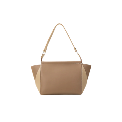 Elegant Beige Shoulder Handbag