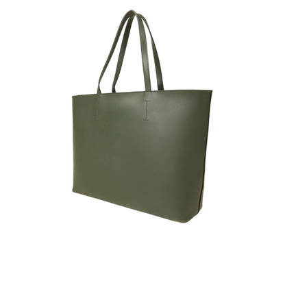 Olive Minimalist Tote Bag