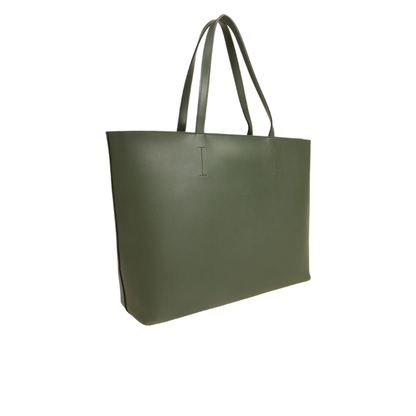 Olive Minimalist Tote Bag