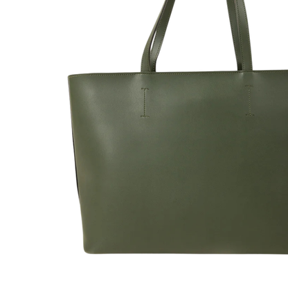 Olive Minimalist Tote Bag