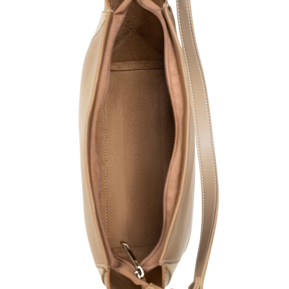 Elegant Beige Shoulder Handbag